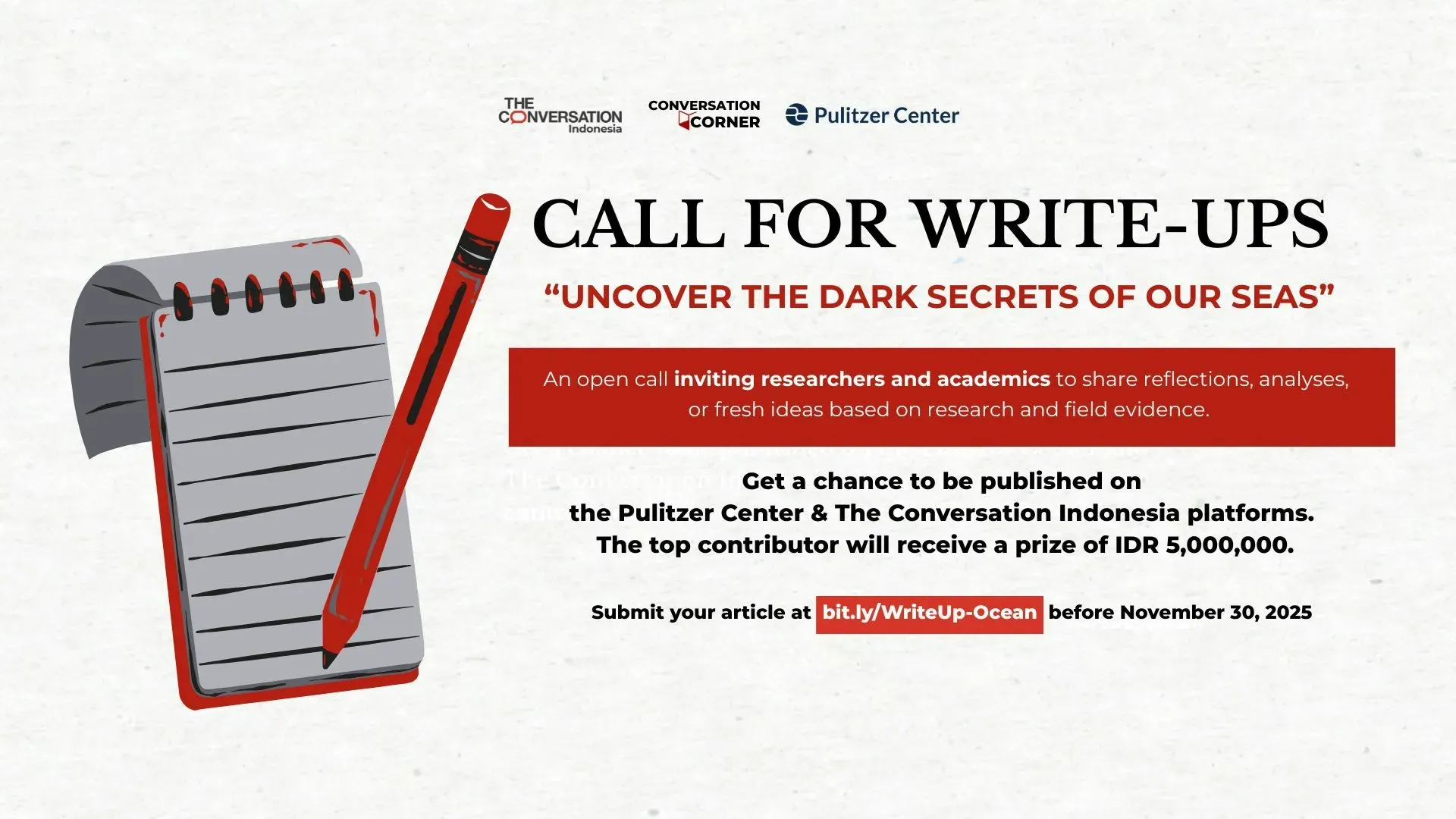 Uncover the Dark Secrets of Our Seas Call for WriteUp! Pulitzer Center